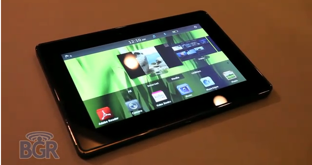 La BlackBerry Playbook en démo chez BGR!