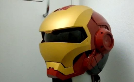 Casque de moto d’Iron Man! Et War Machine!