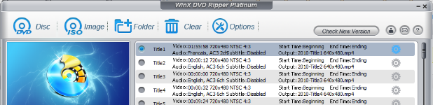 WinX DVD Ripper Platinum, sauvegarde de films DVD [Test]
