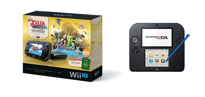Nouvelles consoles de Nintendo: une Wii U Zelda Wind Waker et la 2DS!