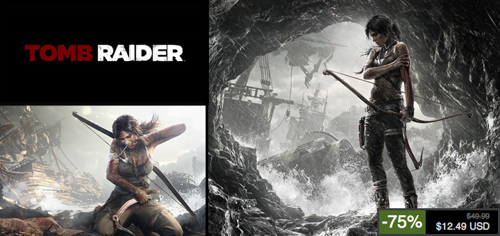 Tomb Raider à -75% jusqu’à demain soir sur les serveurs Steam!