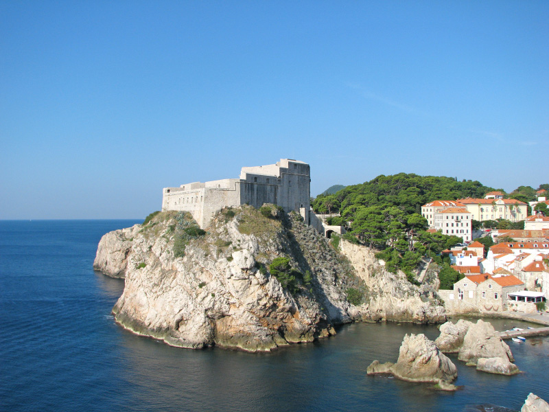 Croatie Dubrovnik Fort Lovrijenac