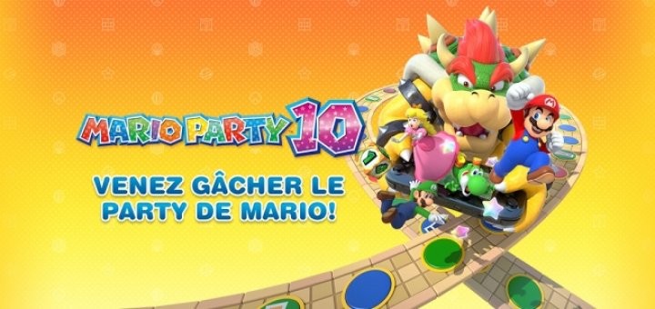 Évènement Mario Party 10 à Laval!